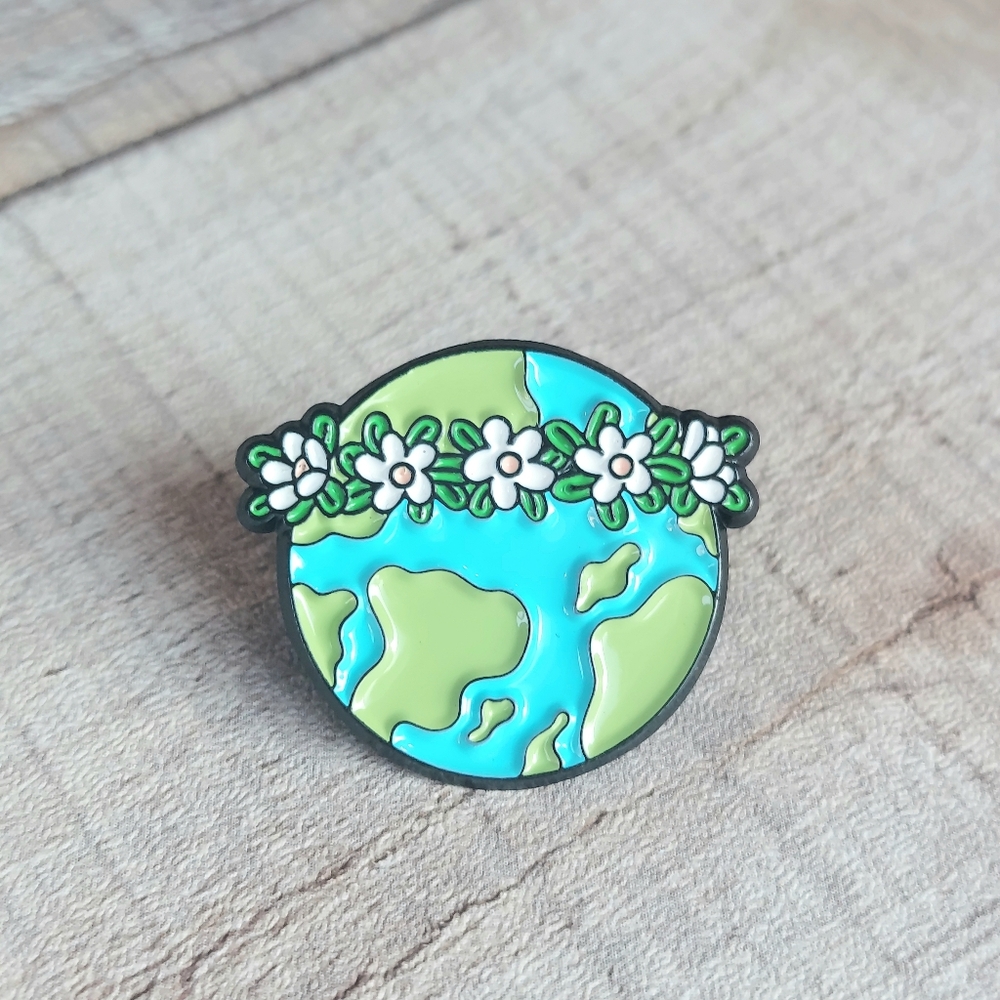 Earth Day Pin Mother Earth